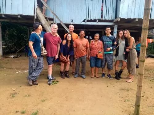 Amazonian forest territory connected with yagé traditions in Colombia