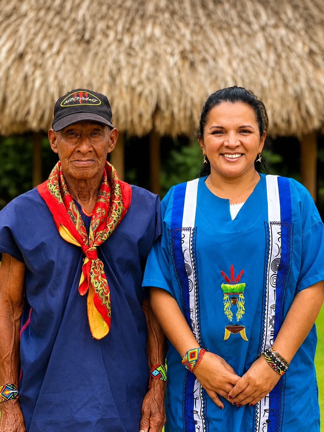 Portrait of Elder Albertino and Andrea Diaz